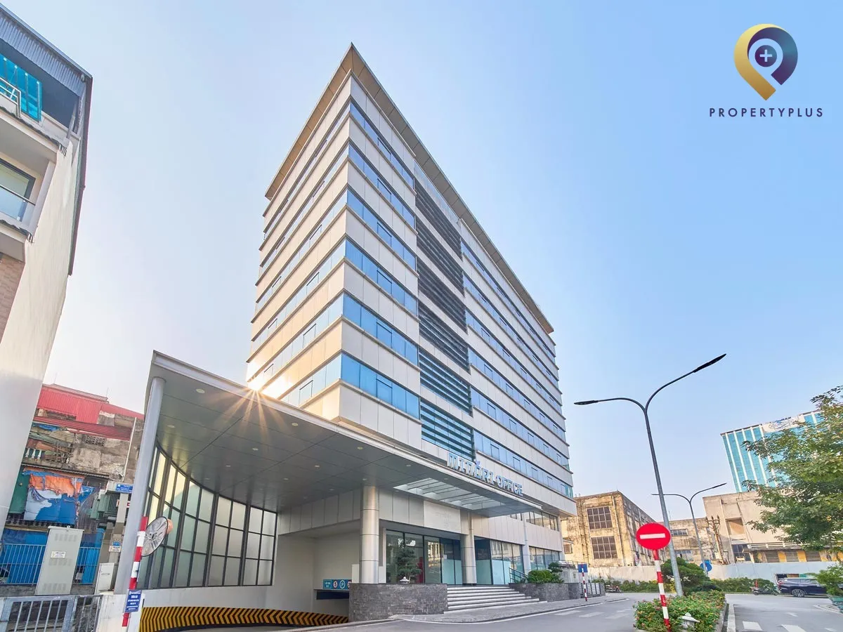Tòa nhà Minori Office nhìn từ góc đường